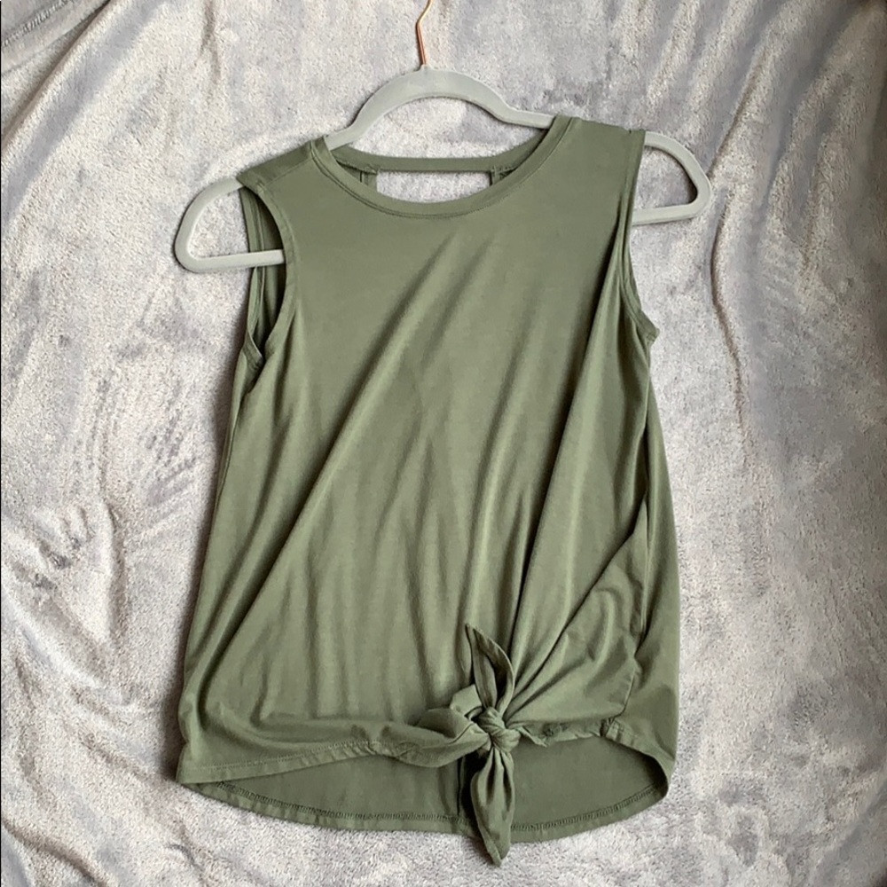 Old navy army green tank top